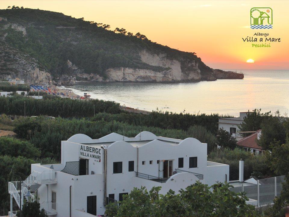 Albergo Villa A Mare Пескічі Екстер'єр фото